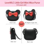Cute Mouse Ear Bow Crossbody Purse for Kids