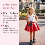 Cute Mouse Ear Bow Crossbody Purse for Kids