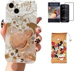 Minnie Mouse iPhone 13 Case with Quicksand Strap