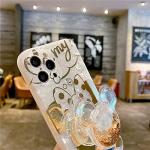 Minnie Mouse iPhone 13 Case with Quicksand Strap