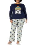 Disney Marvel Star Wars Women's Flannel Pajama Set