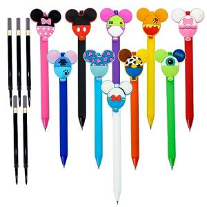Disney Mouse Ears Pens Set - 10 Colorful Pens