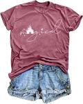 Magical Castle Graphic Tee for Women