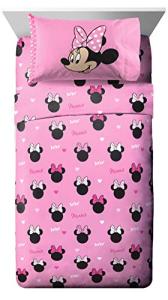 Minnie Mouse Pink Kids Sheet Set - 4 Pieces