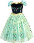 Disney Princess Green Cosplay Dress for Girls