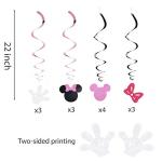 Minnie Mouse Swirl Decorations for Birthday Parties