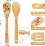 Disney Bamboo Cooking Spoons Set (6 Pieces)