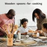 Disney Bamboo Cooking Spoons Set (6 Pieces)