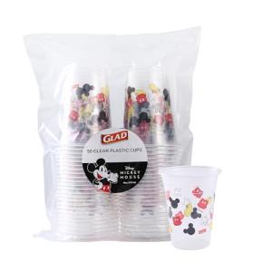 Mickey Mouse 16oz Clear Plastic Cups - 50 Count