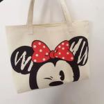 Disney Themed Reusable Tote Bag with Zipper