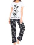 Minnie Mouse Women's Cotton Pajama Set, Size Large