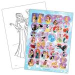 Disney Princess Coloring and Activity Book with Stickers