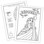Disney Princess Coloring and Activity Book with Stickers