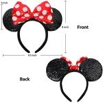 Sparkly Polka Dot Mouse Ears Headband for Kids
