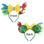Sparkly Hot Chicken Mouse Ears Headband