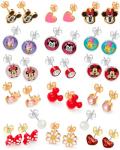 Disney Mickey & Minnie Mouse Stud Earrings Set