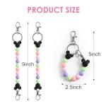 Disney Mouse Ear Headband Holders with Beaded Lanyard