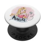 Sleeping Beauty Princess Aurora PopGrip with Pink Background