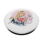 Sleeping Beauty Princess Aurora PopGrip with Pink Background