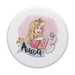 Sleeping Beauty Princess Aurora PopGrip with Pink Background