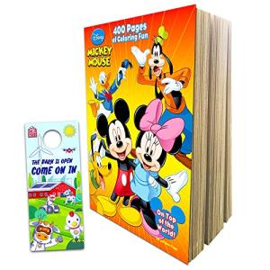 Mickey Mouse Coloring Book with 400 Fun Pages