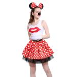 Disney Mouse Costume with Tutu, Ears, and Gloves