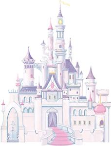 Disney Princess Castle Glitter Wall Decals