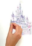 Disney Princess Castle Glitter Wall Decals