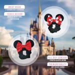 Disney Mouse Ear Velvet Scrunchies with Bow