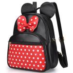 Cute Red Mini Mouse Bowknot Backpack for Kids