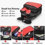 Cute Red Mini Mouse Bowknot Backpack for Kids
