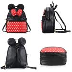 Cute Red Mini Mouse Bowknot Backpack for Kids