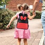 Cute Red Mini Mouse Bowknot Backpack for Kids