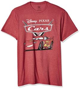 Disney Cars Lightning McQueen Men's T-Shirt - Red