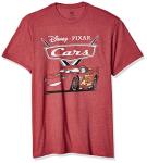Disney Cars Lightning McQueen Men's T-Shirt - Red