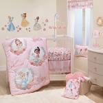 Disney Princesses Pink Crib Bedding Set - 3 Pieces