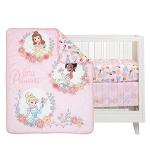 Disney Princesses Pink Crib Bedding Set - 3 Pieces