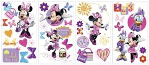 Minnie Bow-Tique Peel and Stick Wall Decals