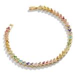 Disney Mickey Mouse Gold-Plated Tennis Bracelet