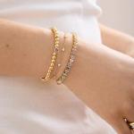 Disney Mickey Mouse Gold-Plated Tennis Bracelet