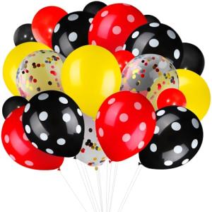 Mouse Party Balloons and Garland Set - 75 Pieces