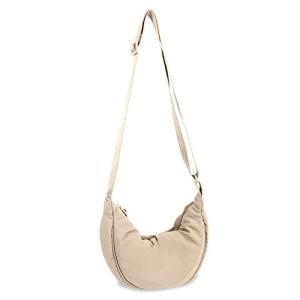 Disney Nylon Crescent Crossbody Bag - Beige