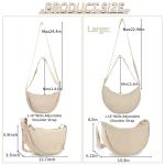 Disney Nylon Crescent Crossbody Bag - Beige