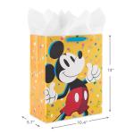 Large Mickey Mouse Birthday Gift Bag with Tissue