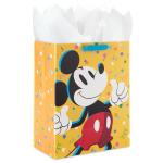 Large Mickey Mouse Birthday Gift Bag with Tissue