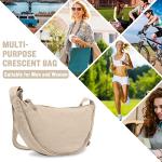 Disney Nylon Crescent Crossbody Bag - Beige