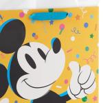 Large Mickey Mouse Birthday Gift Bag with Tissue