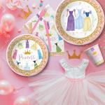 Disney Princess Birthday Party Tableware Set