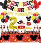Mickey Mouse 2nd Birthday Party Supplies Set