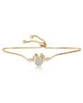 Minnie Mouse Glitter Pendant Bracelet for Women